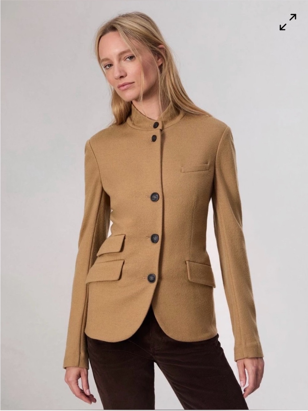 NWT rag & bone Slade Wool Blazer Camel Tan Brown